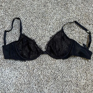 Victoria Secret Luxe Lingerie Bra Low Cut Demi